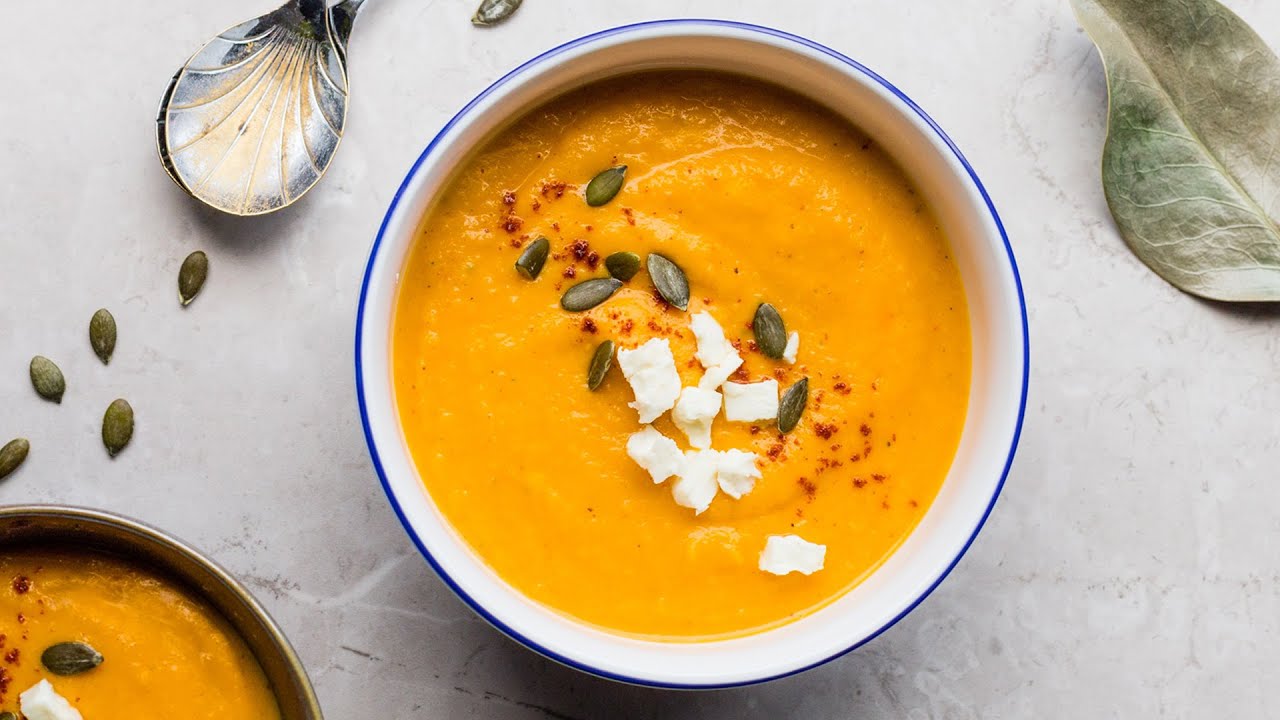 Vegan Pumpkin Soup for Fall! SO GOOD!!