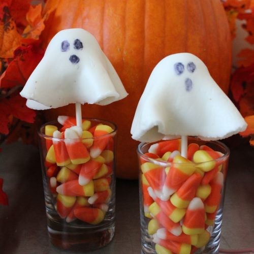 Chocolate Brownie Ghosts