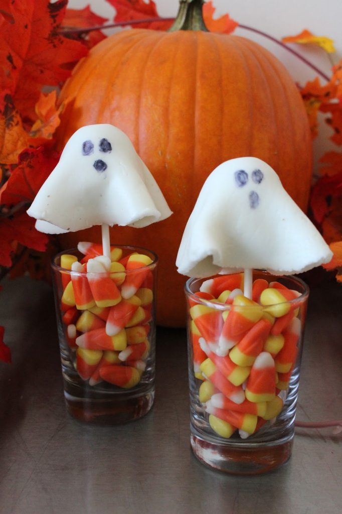 Chocolate Brownie Ghosts