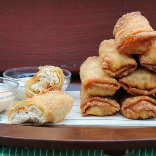 Buffalo Chicken Egg Rolls