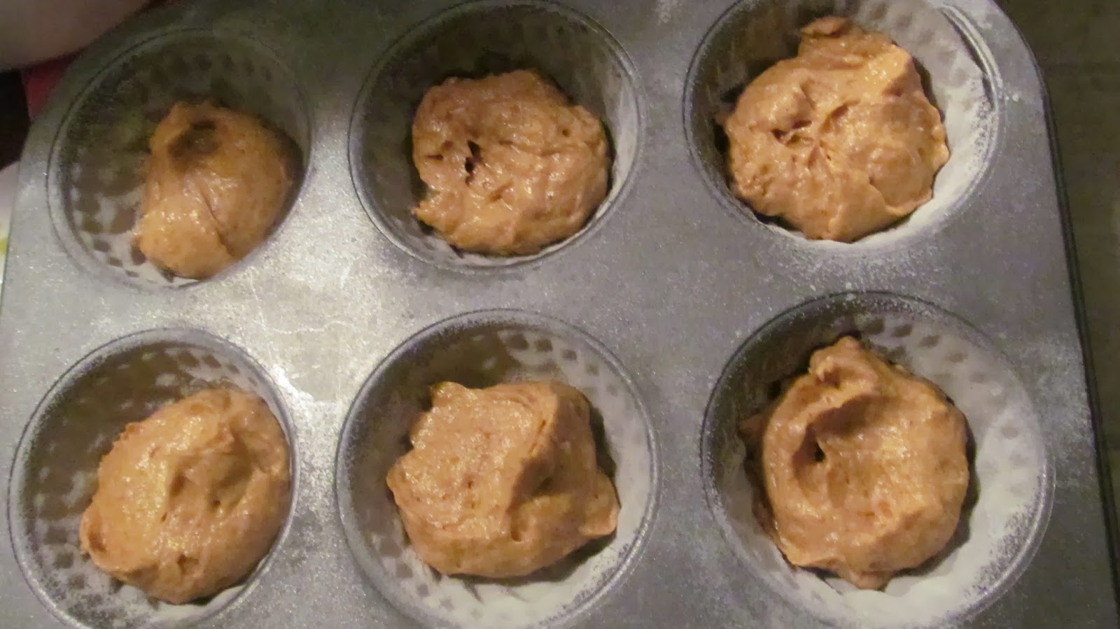 Spoon pumpkin batter into the prepared pans, add chocolate batter on top, then finish with remaining pumpkin batter