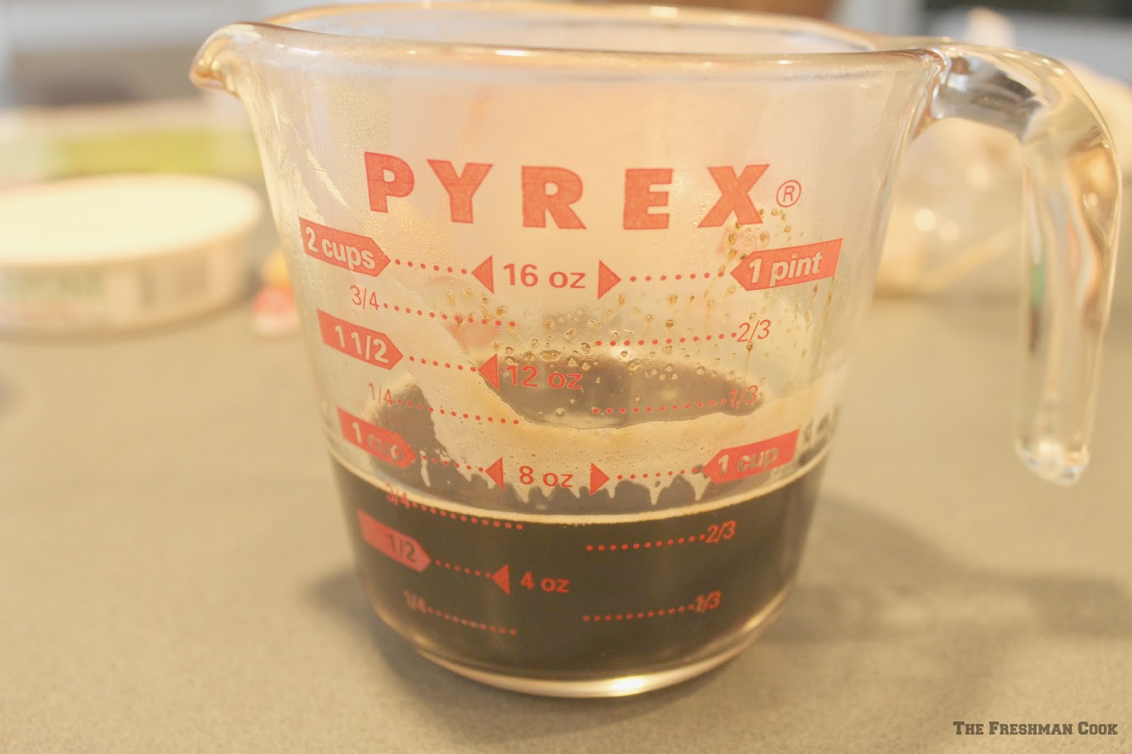 Brew the espresso and let it cool completely