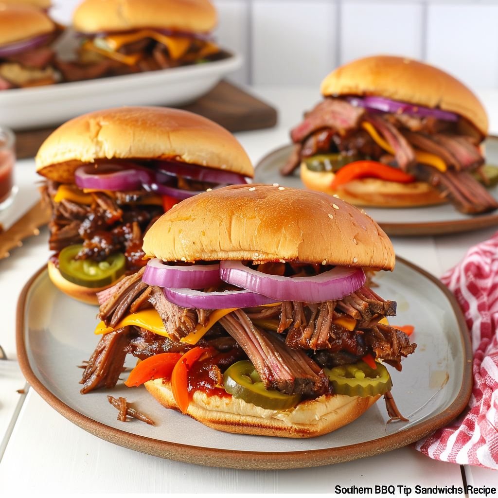 Southern BBQ Tri-Tip Sandwiches Recipe