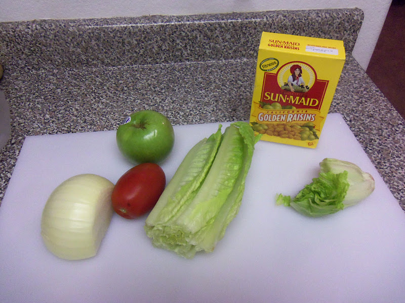 Favorite Fall Fixins Salad Ingredients
