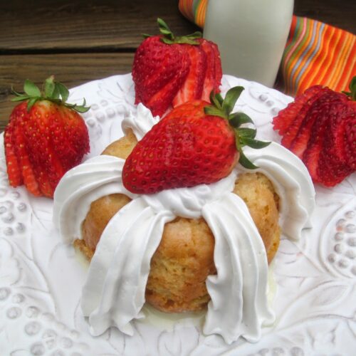 Tres Leches Mini Bundt Cake