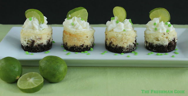 Mini Key Lime Cheesecakes