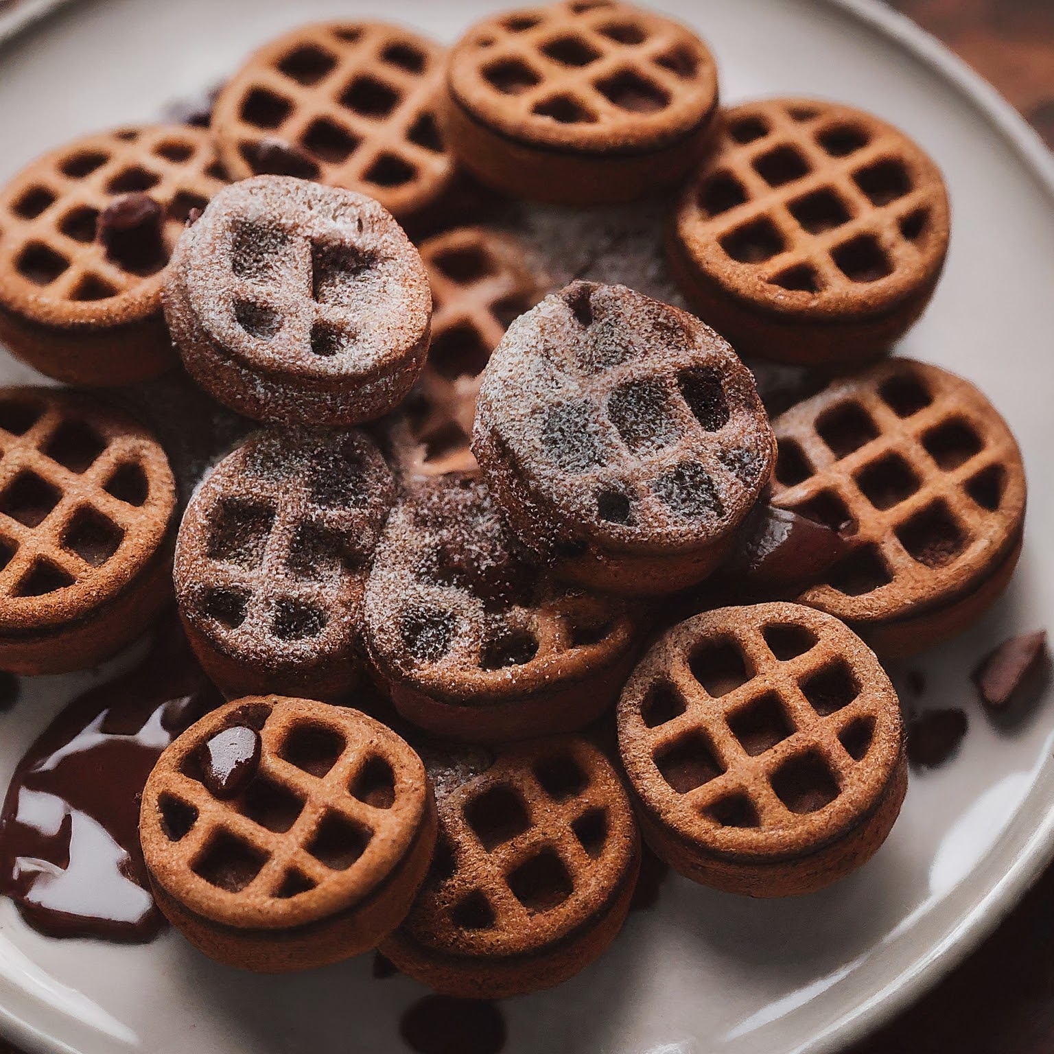 CHOCOLATE MINI WAFFLES RECIPE: DECADENT DELIGHTS!