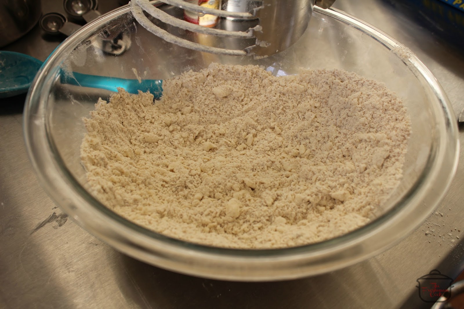 Mix until the mixture resembles coarse crumbs