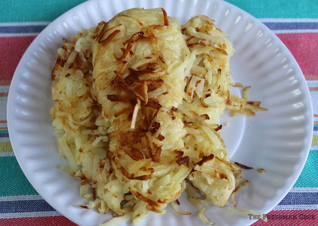 Shredded Potato Crusted Chicken