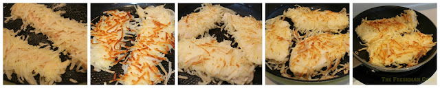 Shredded Potato Crusted Chicken