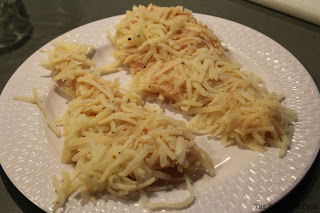 Shredded Potato Crusted Chicken