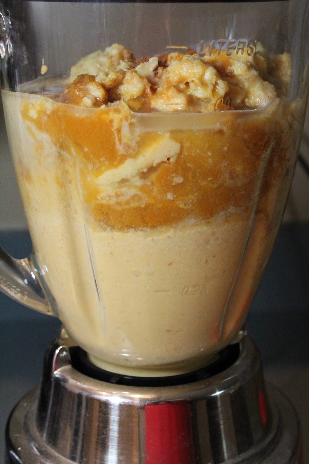 Add the pumpkin puree, lemon juice, olive oil, tahini, garlic, cinnamon, cayenne pepper, and salt. Blend until smooth, adding more reserved water if needed