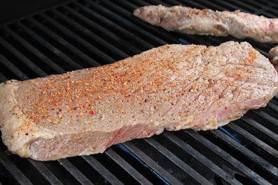 Grilled London Broil Steak Tacos