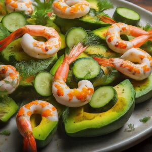 AVOCADO CUCUMBER SHRIMP APPETIZERS RECIPE: EXQUISITE TASTE!