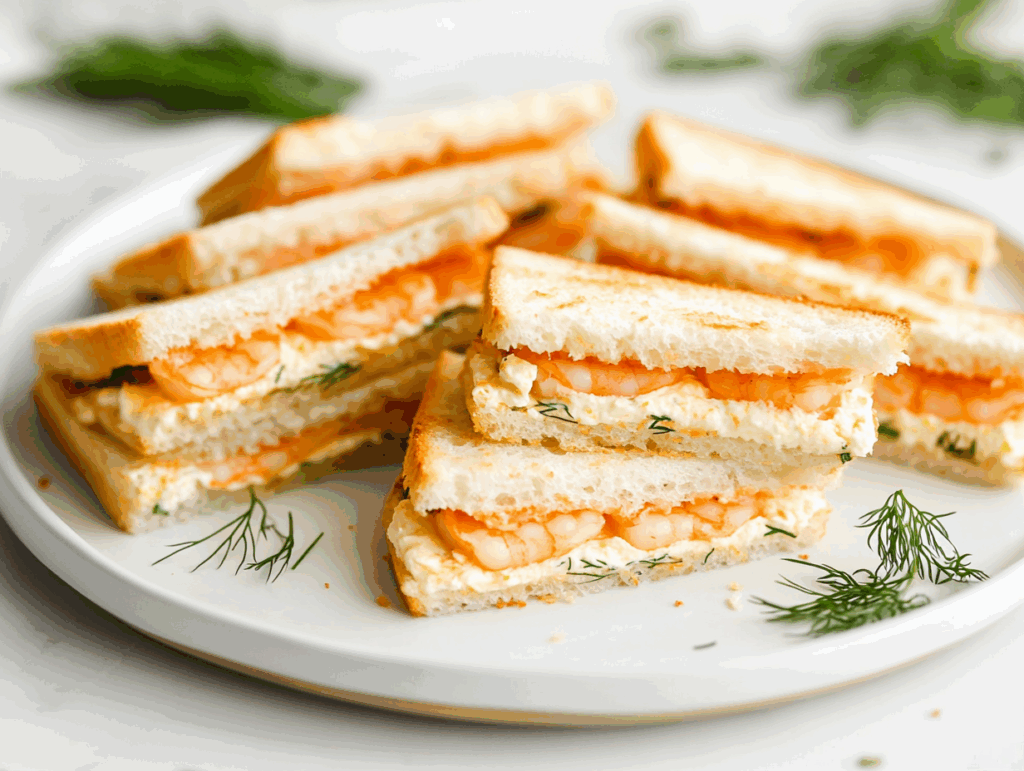 Cheesy Shrimp Tea Sandwich Recipe: Fail-Proof Treat!