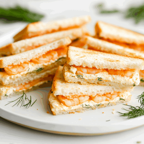 Cheesy Shrimp Tea Sandwich Recipe: Fail-Proof Treat!