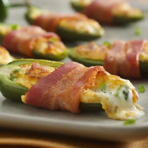 Jalapeno Poppers with Bacon recipe: BOLD & SIZZLING
