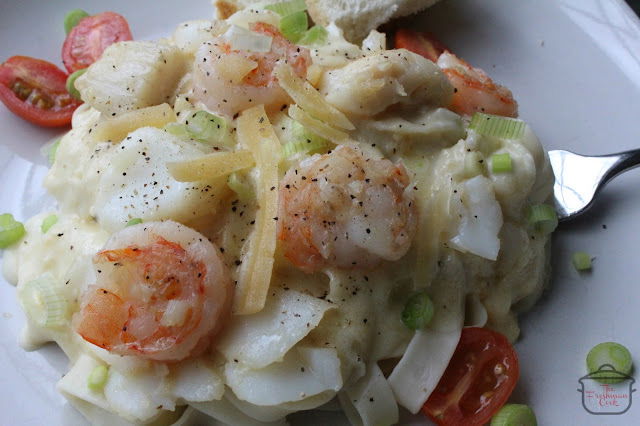 Seafood Fettuccine Alfredo