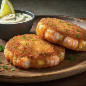 SHRIMP CAKE WITH LEMON AIOLI RECIPE: SENSATIONAL TASTE!