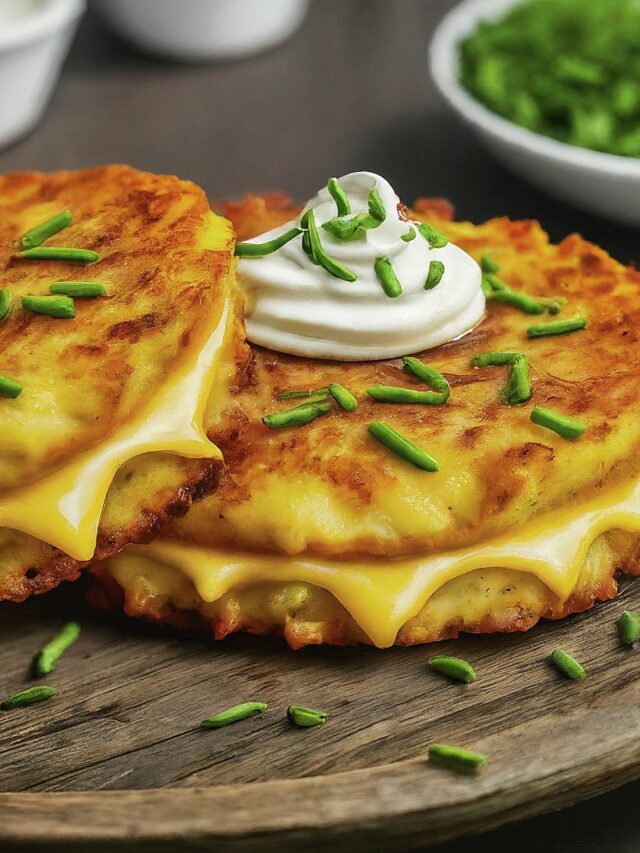 CHEESY MASHED POTATO PANCAKES RECIPE: DELIGHTFUL SENSATION!