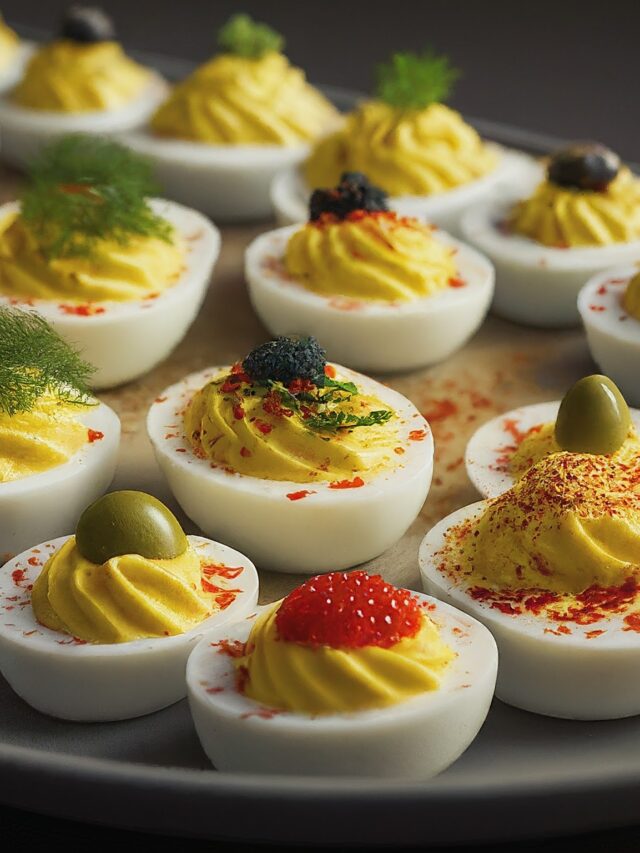 Devilled eggs recipe: explosive power bites!