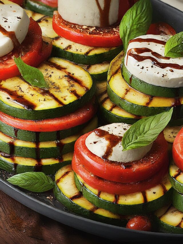 GRILLED ZUCCHINI CAPRESE RECIPE: BLISSFUL DELIGHT!