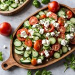 Tomato Cucumber Feta Salad "Yummy and Healthy"