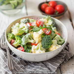 Broccoli Cauliflower Salad Recipe