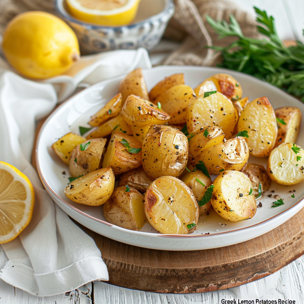 Greek Lemon Potatoes Recipe