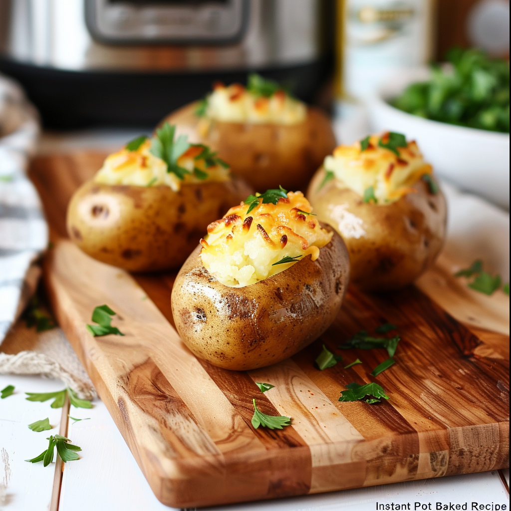 Instant Pot Baked Potatoes Recipe