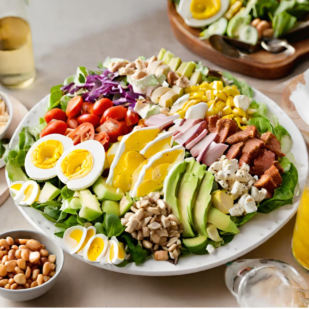 Aussie Cobb Salad (Tasty Chicken & Bacon Mix)