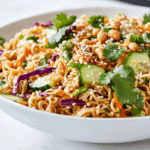 Crunchy Ramen Noodle Salad (Zesty Asian Fusion)