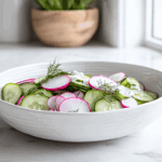 Cucumber Radish Salad Recipe "Cool and Crunchy"