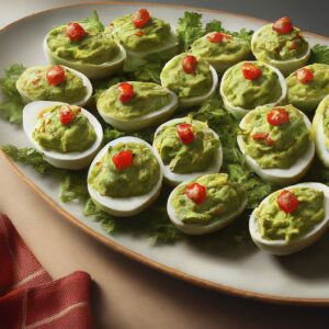 GUACAMOLE STUFFED EGGS RECIPE: ELATED TASTE!