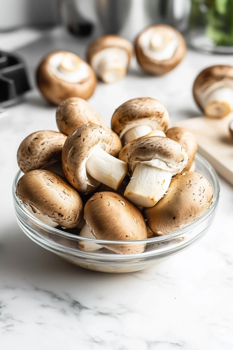 Peel off the mushroom