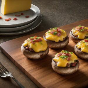 SMOKED GOUDA AND BACON STUFFED MUSHROOMS RECIPE: THE COMPLETE SATISFACTION!