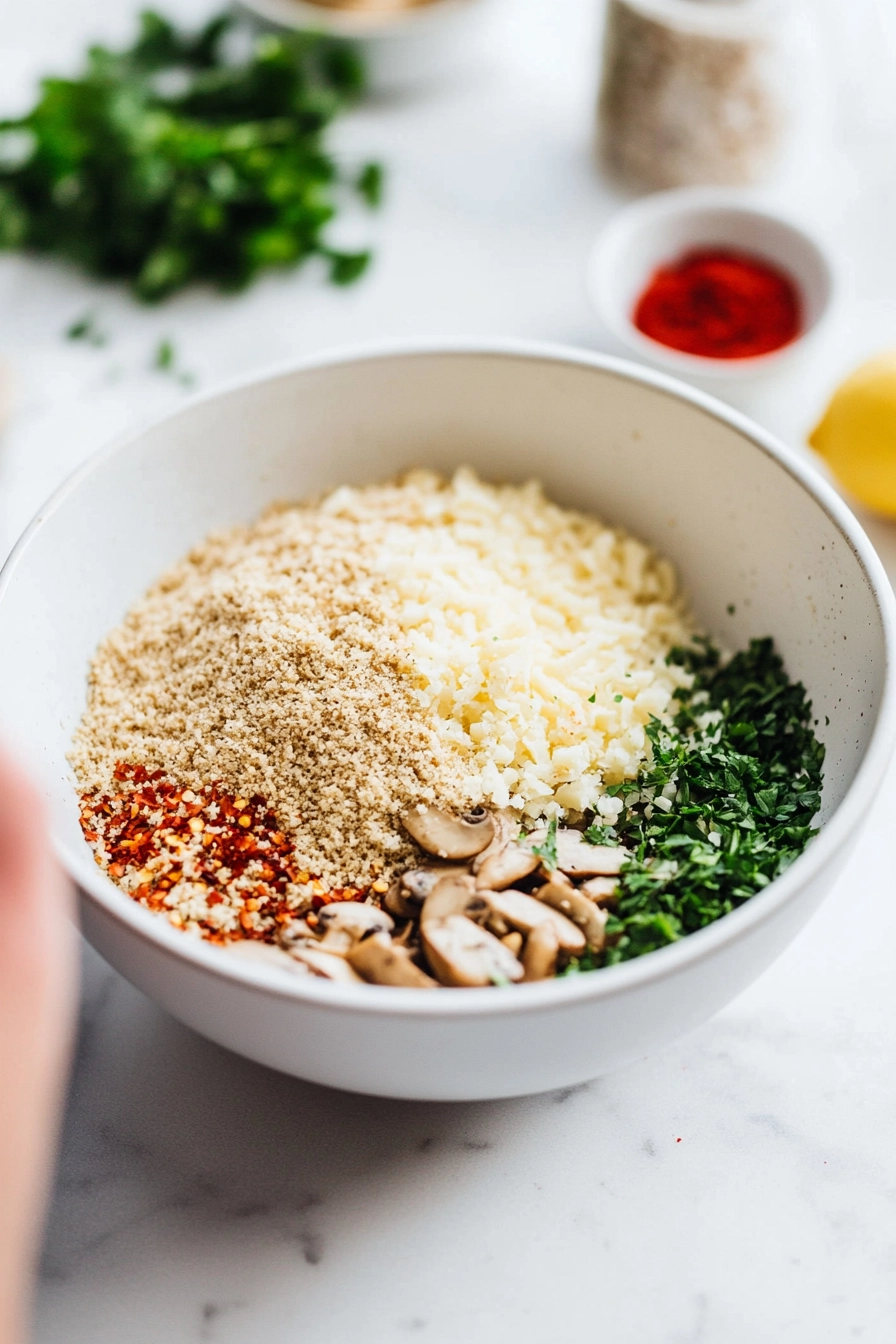 Stir in the combination