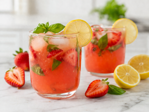 Strawberry Basil Lemonade Recipe