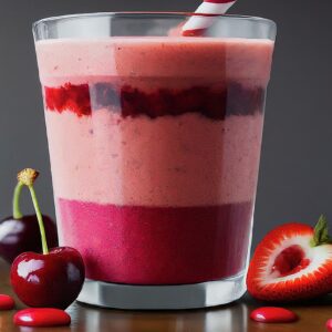 Strawberry Cherry Smoothie Recipe