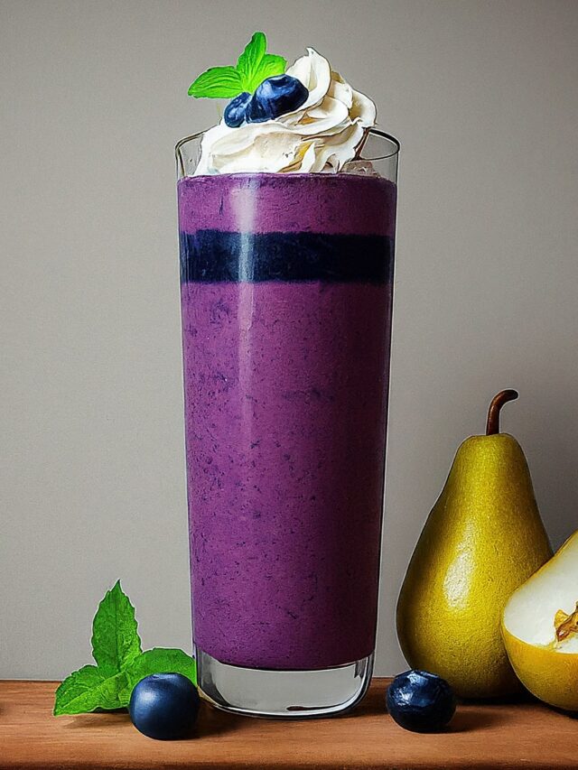 Blueberry Pear Smoothie Recipe