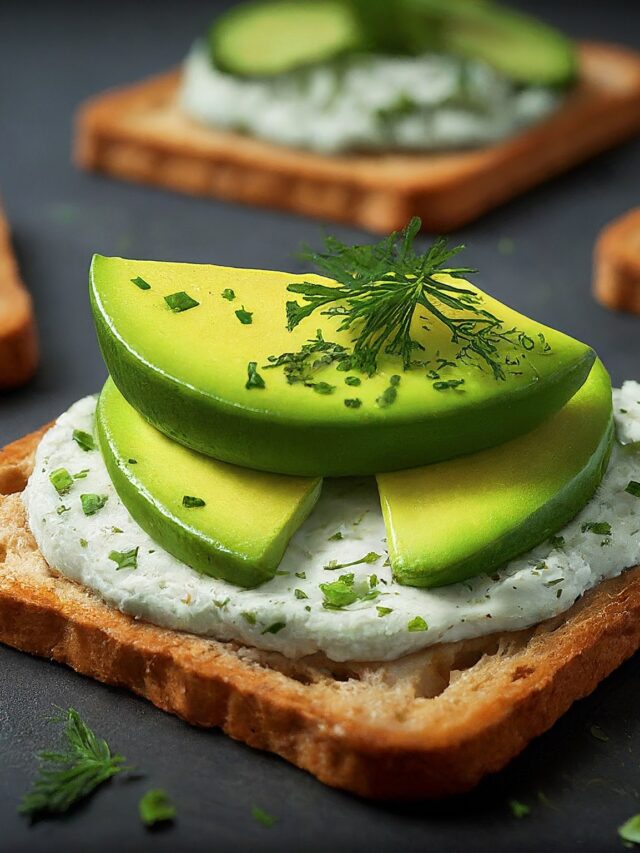 CANAPES WITH GARLIC HERB CREAM CHEESE AND AVOCADO RECIPE: ELATED LEVEL!