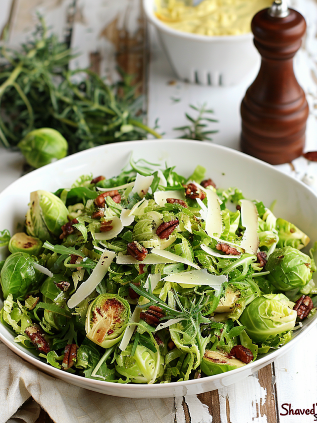 Shaved Brussels Sprout Salad
