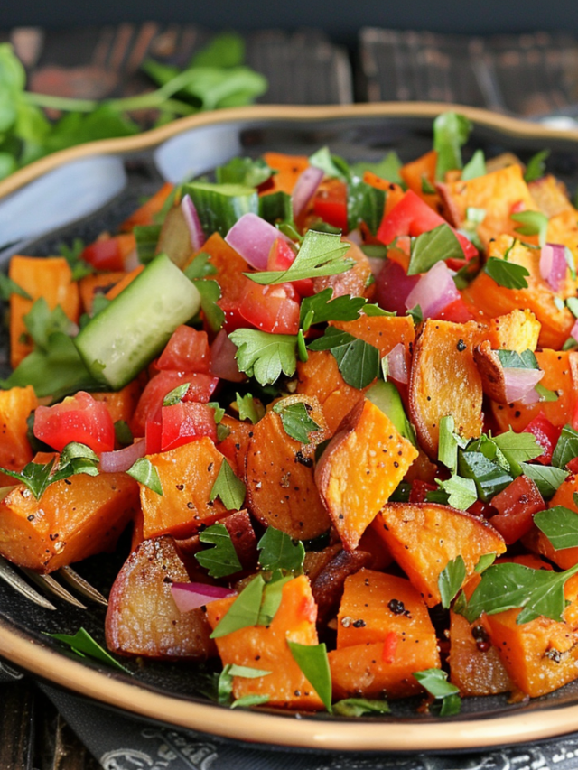 Roasted Sweet Potato Salad
