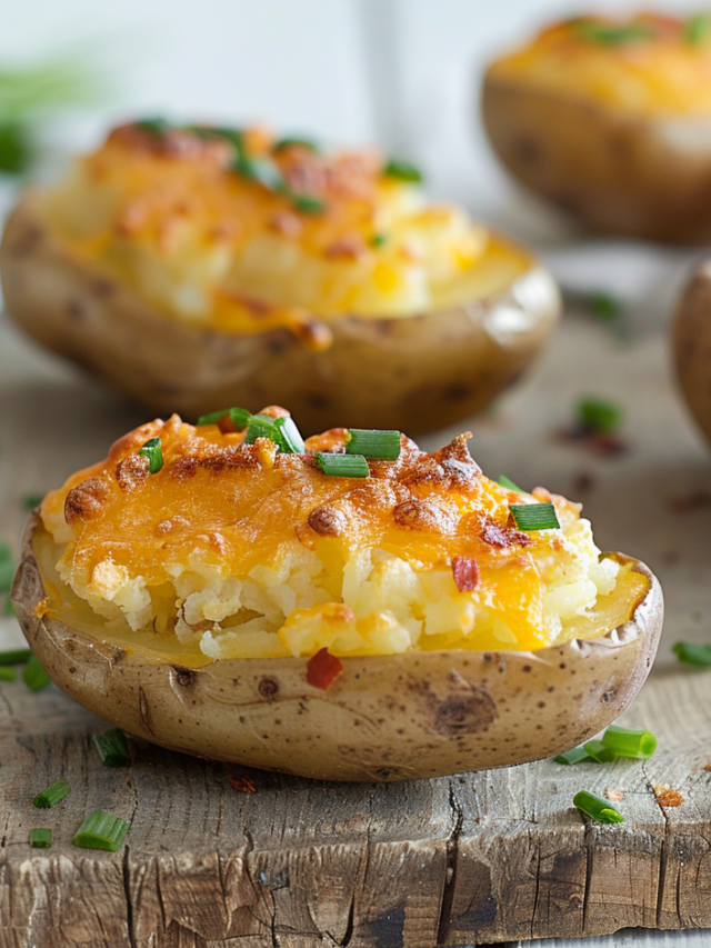 Twice-Baked Potatoes Recipe