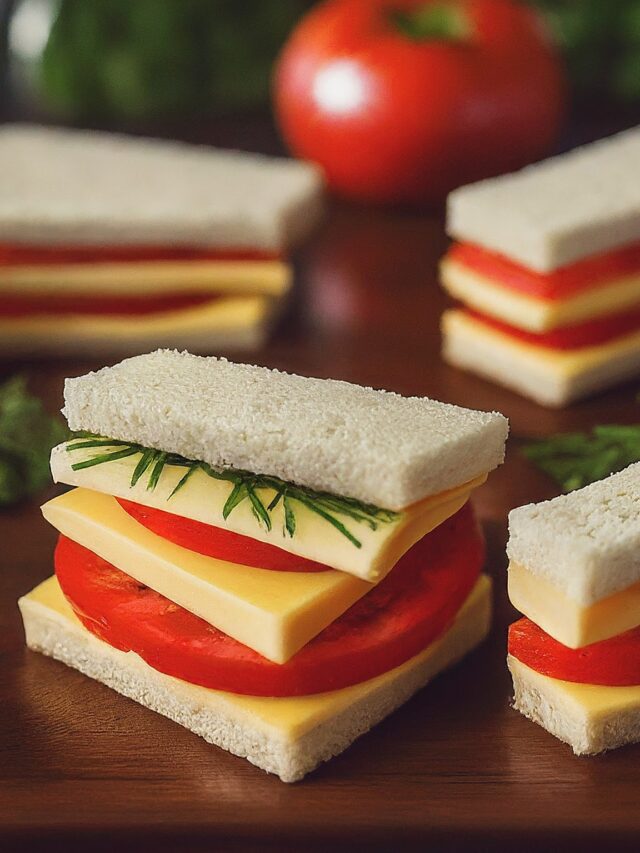 GOUDA AND TOMATO TEA SANDWICHES RECIPE: EXQUISITE TASTE!