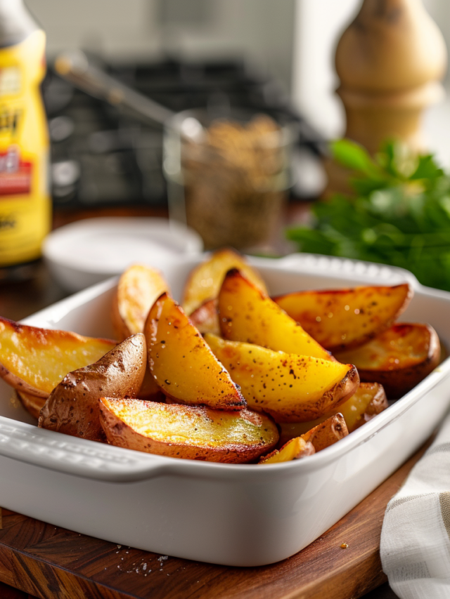 Crispy Baked Potato Wedges