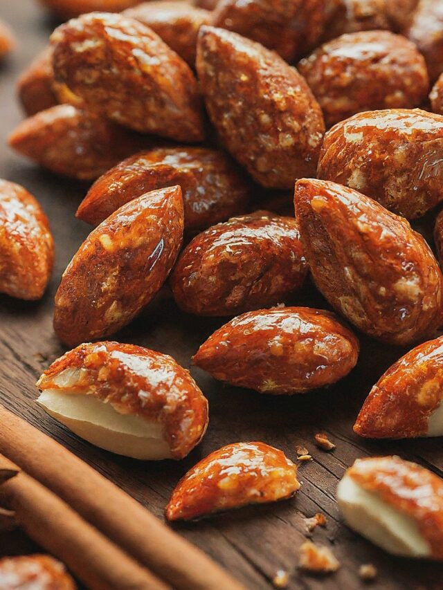 SPICED HONEY ROASTED ALMONDS RECIPE: GLEEFUL TASTE!