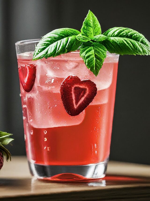 Crushing Strawberry Basil Lemonade Recipe