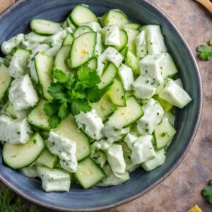 Creamy Cucumber Salad Recipe