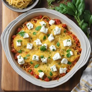 Spaghetti Squash Feta Bake Recipe